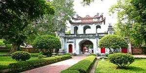 Travel in Vietnam: Entrance of Temple of Litterature Vietnam travel