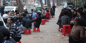 Coffe in Hanoi Hanoi in Vietnam