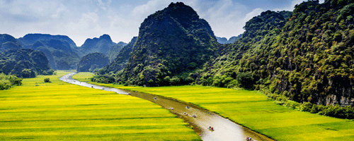 Baie d’Halong Sur Terre au Vietnam