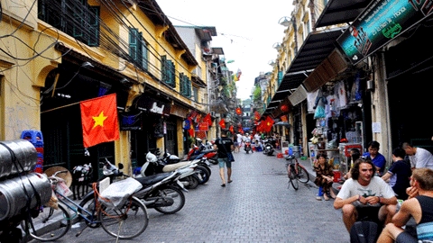 Vieux quartiers de Hanoi il y a 100 ans