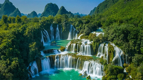 Cascade Ban Gioc au Vietnam parmi les plus belles du monde