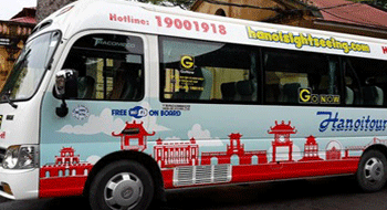 Bus hop on hop off à Hanoi au Vietnam 